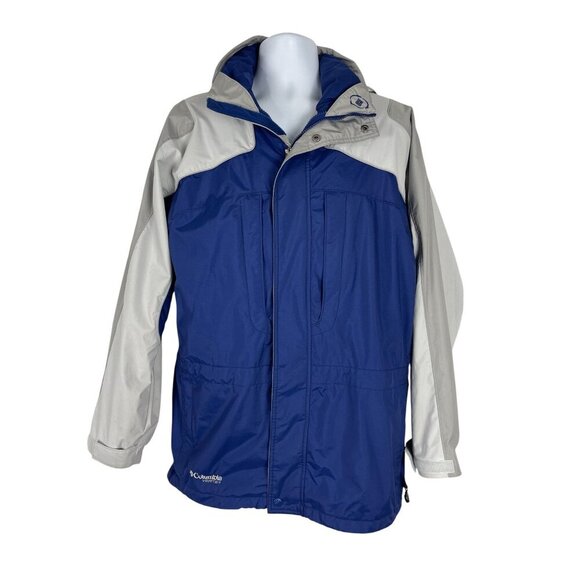 Columbia Interchange Vertex Jacket Mens Medium Outer Shell Only Hooded Full Zip - Picture 1 of 12
